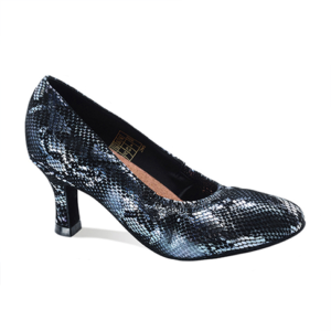 Danceage 5013-0170 Black Snake Ladies Ballroom Dance Shoes